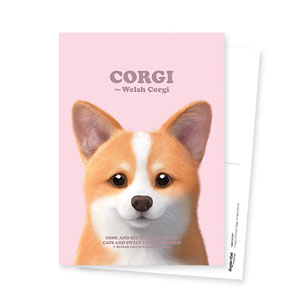 Corgi the Welsh Corgi Retro Postcard