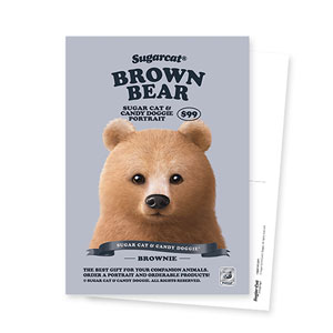 Brownie the Bear New Retro Postcard