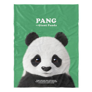 Pang the Giant Panda Retro Soft Blanket