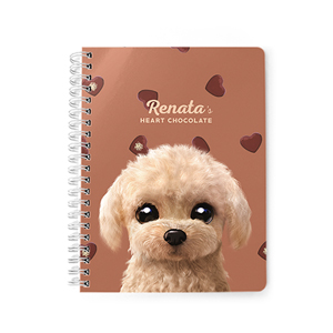 Renata the Poodle’s Heart Chocolate Spring Note