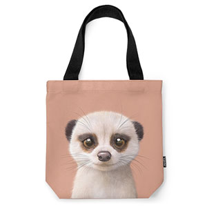 Mia the Meerkat Mini Tote Bag