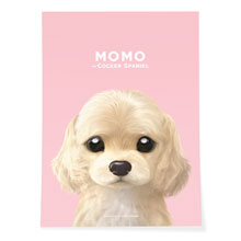 Momo the Cocker Spaniel Art Poster