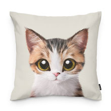 Ddakzi the Kitten Throw Pillow