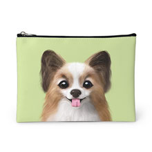 Jerry the Papillon Leather Pouch