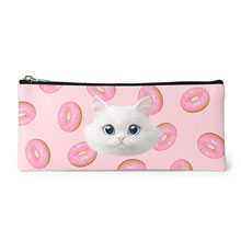 Soondooboo’s Donuts Face Leather Pencilcase
