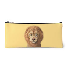 Lager the Lion Leather Pencilcase