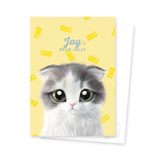 Joy the Kitten’s Gummy Baers Jelly Postcard
