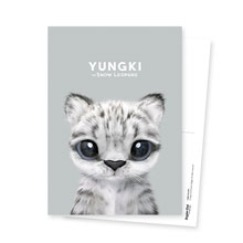 Yungki the Snow Leopard Postcard