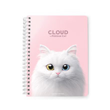 Cloud the Persian Cat Spring Note