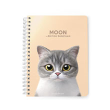 Moon the British Cat Spring Note