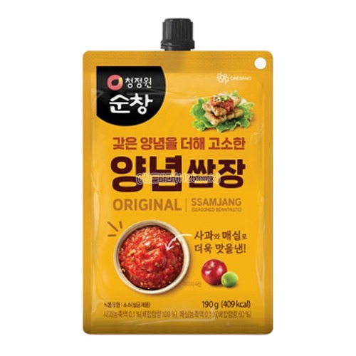 청정원 양념 쌈장  1박스(190g x 24개)