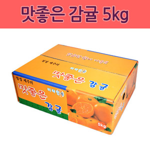 맛좋은 감귤박스(5kg) 1묶음10개(택배불가 - 1톤이상 주문시 발송)