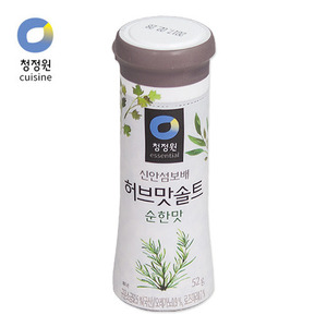 청정원 허브맛솔트 순한맛 52g 1박스 20개