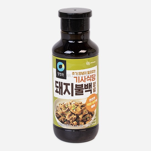 청정원 돼지불백양념 500g 1박스 (15개)