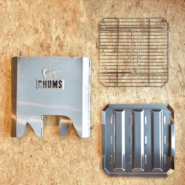 チャムス CHUMS BoobyFace Folding Fire Pit M 첨스 부비 페이스 폴딩 화로대 M / Chums Booby Face Folding