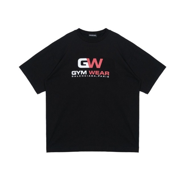 [로켓배송] 발렌시아*  GYM WEAR반팔티 블랙