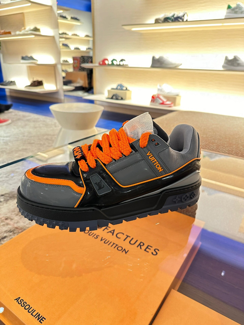 신발 오렌지 색상 이미지-S107L9