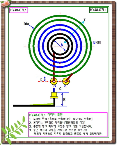 파이프히터 HY43-O7L1* 8* 40*200*40*20*50*7*380/2850*탈수기*150*304-ccd/11110309/6282