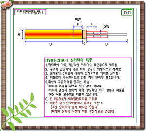 카트리지히터 HY01-CHA* 8 * 70*0.6M*240v/200w--hdf/17012204/0794