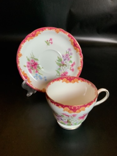 쉘리 컵&amp;소서 Shelley Cup &amp; Saucer circa 1950