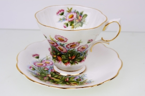 로얄 알벌트 컵&amp;소서 Royal Albert Cup &amp; Saucer &quot;Sunnyside Series&quot; from the 1960&#039;s - 70&#039;s