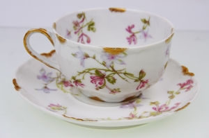 하빌랜드 리모지 컵&amp;소서 Haviland Limoges France cup &amp; Saucer circa 1894 - 1931