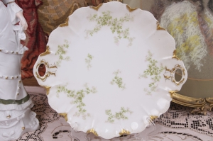 하빌랜드 리모지 투핸들 서빙 플레이트 Haviland Limoges 2 Handled Serving Plate circa 1894 - 1931