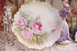 하빌랜드 리모지 핸드페인트 챨져 Haviland Hand Painted Limoges Charger circa 1894 - 1931