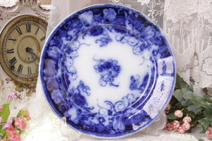 Aberg (독일) 플로우 블루 플레이트 Aberg (Germany) Flow Blue Plate circa 1870