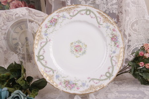 하빌랜드 리모지 디너 플레이트 - !!있는 그대로!! (데미지) Haviland Limoges Dinner Plate circa 1903 - AS IS (Chip)