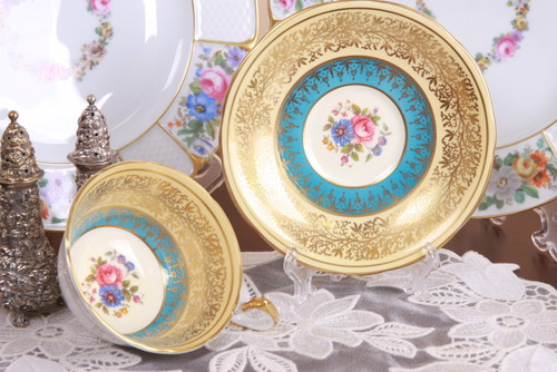 앤슬리 컵&amp;소서 Aynsley Cup &amp; Saucer circa 1940