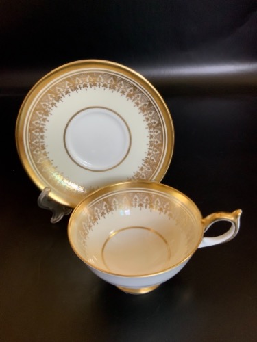 앤슬리 &quot;샴페인&quot; 컵&amp;소서 Aynsley &quot;Champagne&quot; Cup &amp; Saucer circa 1960