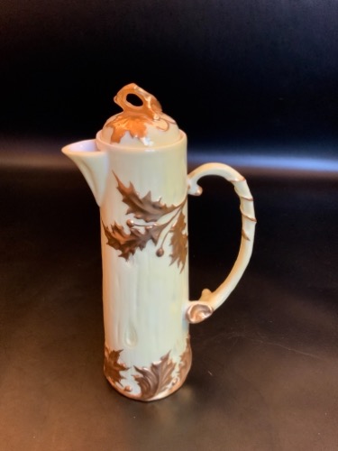 Ahrenfeldt 미니 초콜렛 팟 Ahrenfeldt  Limoges Mini Chocolate Pot circa 1900