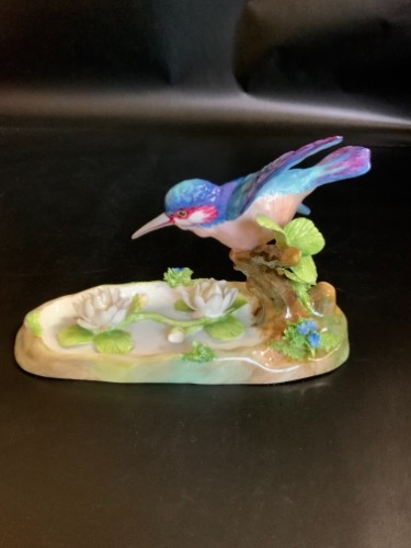 크라운 스테포셔 버드 피겨린 Crown Staffordshire Bird Figurine circa 1940