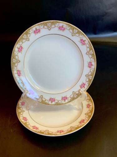 Lanternier 리모지 브래드 플레이트 Lanternier Limoges Bread Plate circa 1900