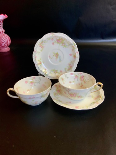 하빌랜드 리모지 컵&amp;소서 Haviland Limoges Cup &amp; Saucer circa 1900