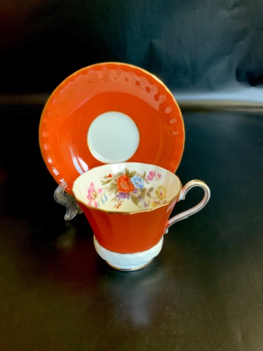 앤슬리 컵&amp;소서 Aynsley Cup &amp; Saucer circa 1950