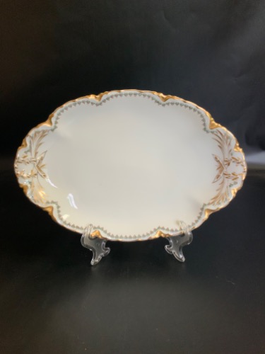 하빌랜드 리모지 스몰 서빙 플레터-있는 그대로 (칩) Haviland Limoges Small Serving Platter circa 1900 - AS IS (chip)