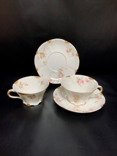 하빌랜드 리모지 컵&amp;소서 Haviland Limoges Cup &amp; Saucer circa 1903