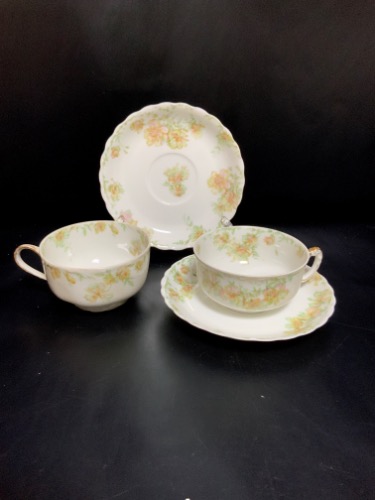 하빌랜드 리모지 컵&amp;소서 Haviland Limoges Cup &amp; Saucer circa 1900