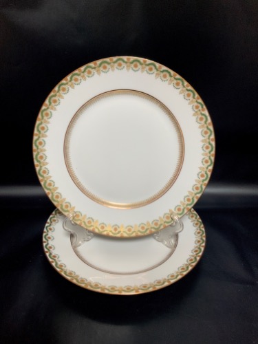 엘리트 리모지 디너 플레이트 Elite Limoges Dinner Plate circa 1900