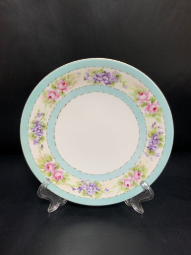 Pouyat 리모지 핸드페인트 플레이트 Pouyat Limoges Hand Painted Plate circa 1900