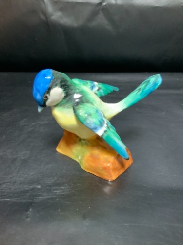 크라운 스테포셔 버드 피겨린 Crown Staffordshire Bird Figurine circa 1960