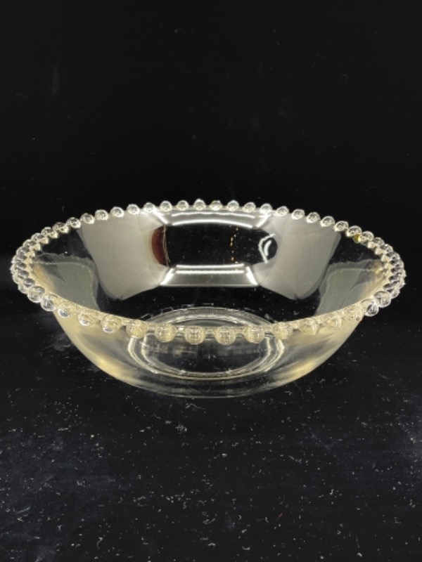 임페리얼 캔들윅 엘러겐트 글래스 보울 Imperial Candlewick Elegant Glass Bowl circa 1950