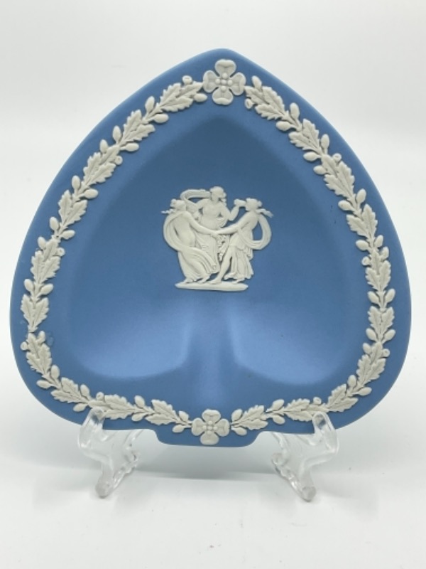 웨지우드 라벤더 제스퍼웨어 민트 디쉬 Wedgwood Lavender Jasperware Mint Dish circa 1970