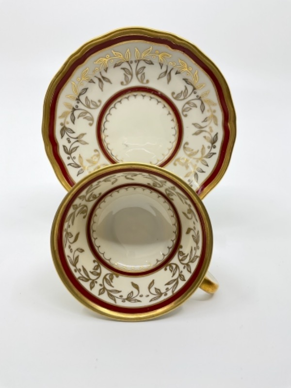 Zeh 바바리언 데미타스 (에쏘잔) 컵 &amp; 소서 Zeh Bavarian Demitasse Cup &amp; Saucer circa 1950