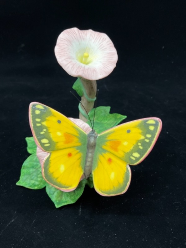 레녹스 “‘Orange Sulphur&quot; 나비 피겨린 Lenox &quot;Orange Sulphur&quot; Butterfly Figurine 1993