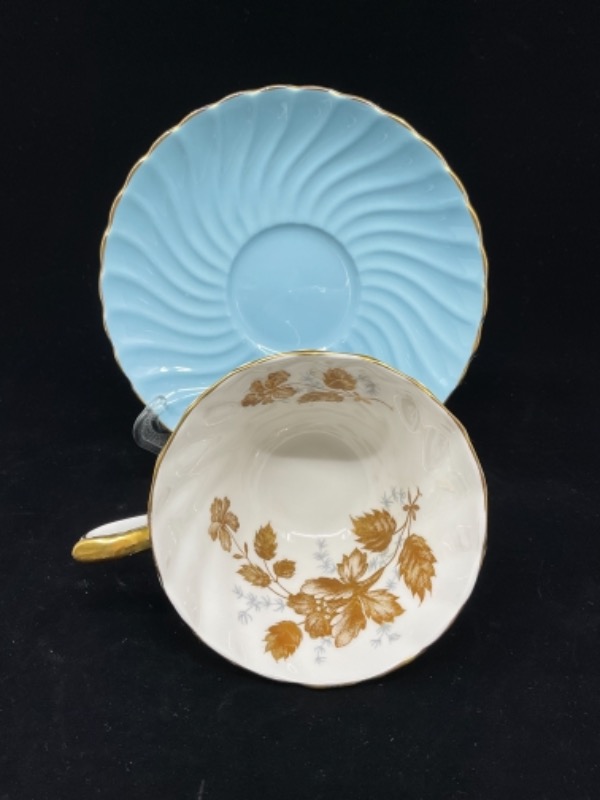 앤슬리 “회호리” 컵 &amp; 소서 Aynsley &quot;Swirl&quot; Cup &amp; Saucer circa 1940