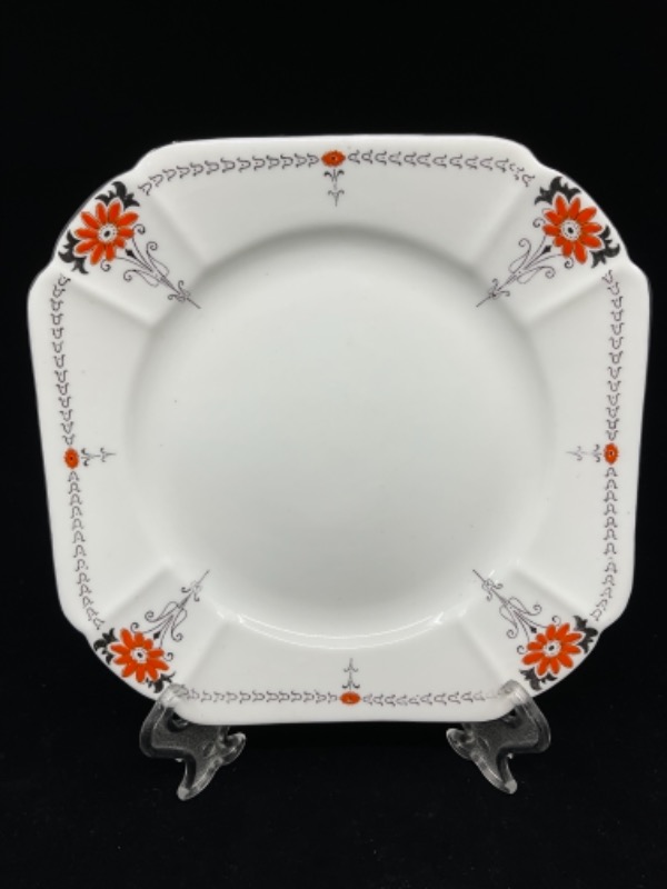 쉘리 퀸 앤 쉐입 11497 아트 데코 디저트 플레이트 Shelley Queen Anne Shape 11497 Art Deco Dessert Plate circa 1920