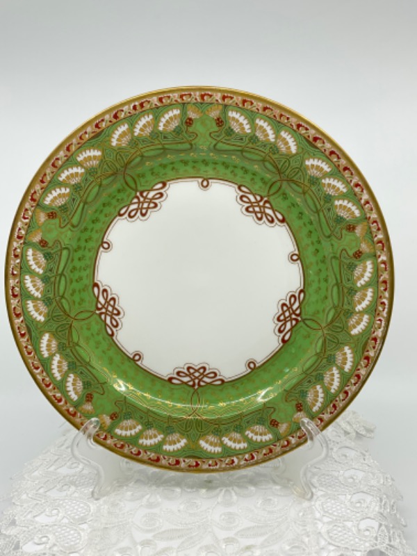 하빌랜드 리모지 특별 주문 고급 플레이트 Haviland Limoges Special Order High End Plate circa 1900